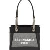 Women BALENCIAGA Tote Bags | Small Duty Free Logo Mesh Tote Bag