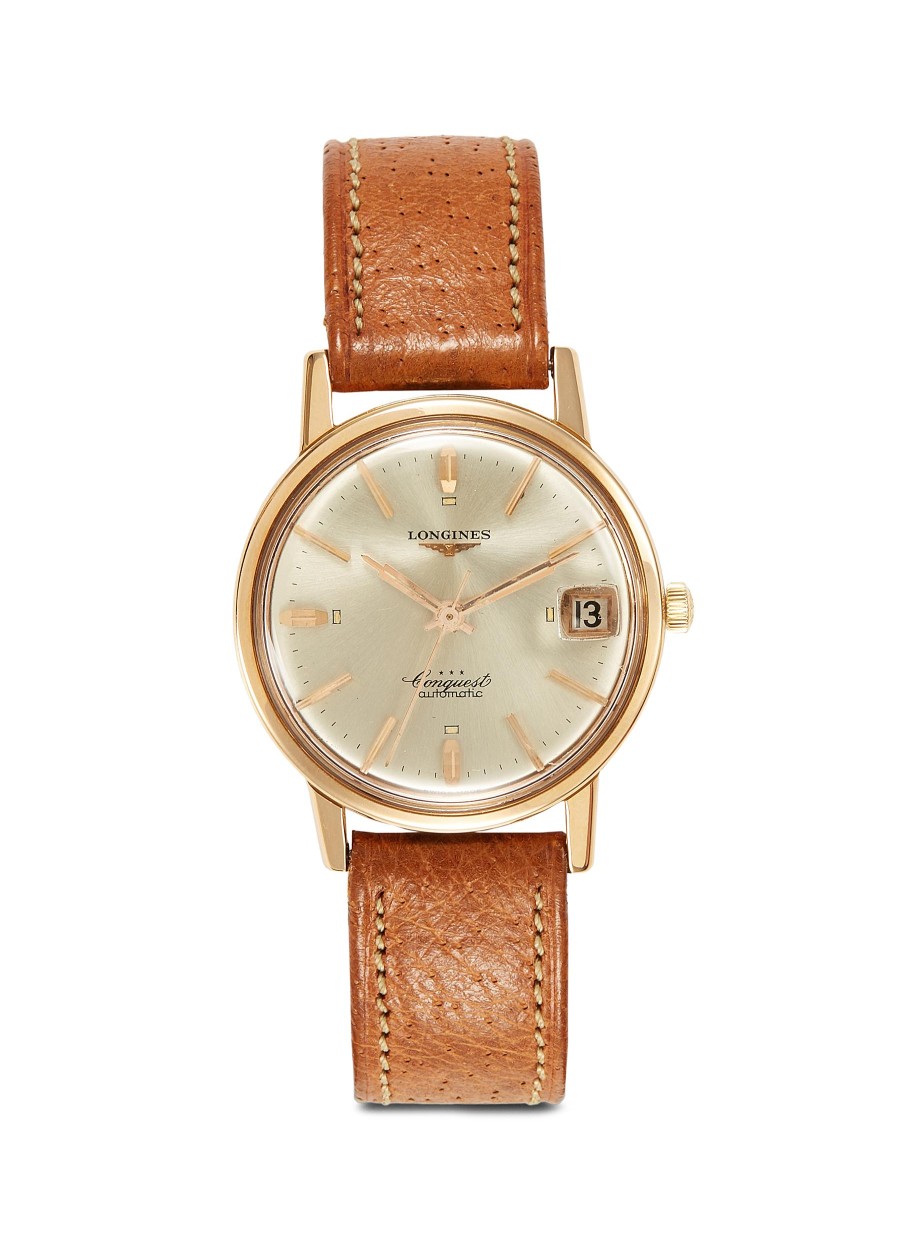 Men LANE CRAWFORD VINTAGE WATCHES Watches | Longines Conquest Rose Gold Watch