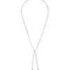 Women MARIE LAURE CHAMOREL Fashion Jewellery | N° 182 Sterling Silver Silk Yarn Necklace