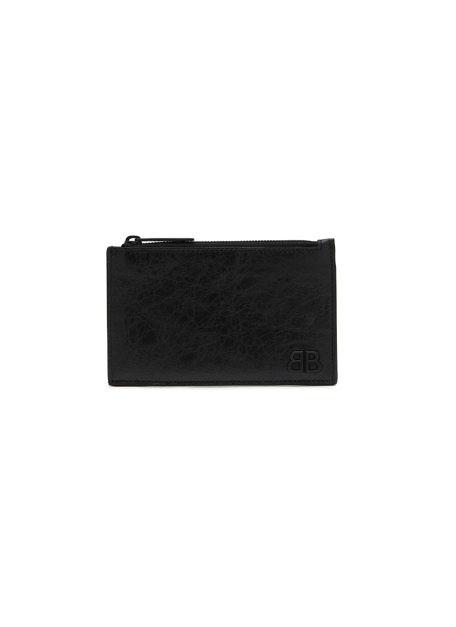 Men BALENCIAGA Small Leather Goods | Monaco Long Coin And Card Holder