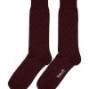 Men PANTHERELLA Socks | Addison Spiral Motif Cotton Long Ankle Socks