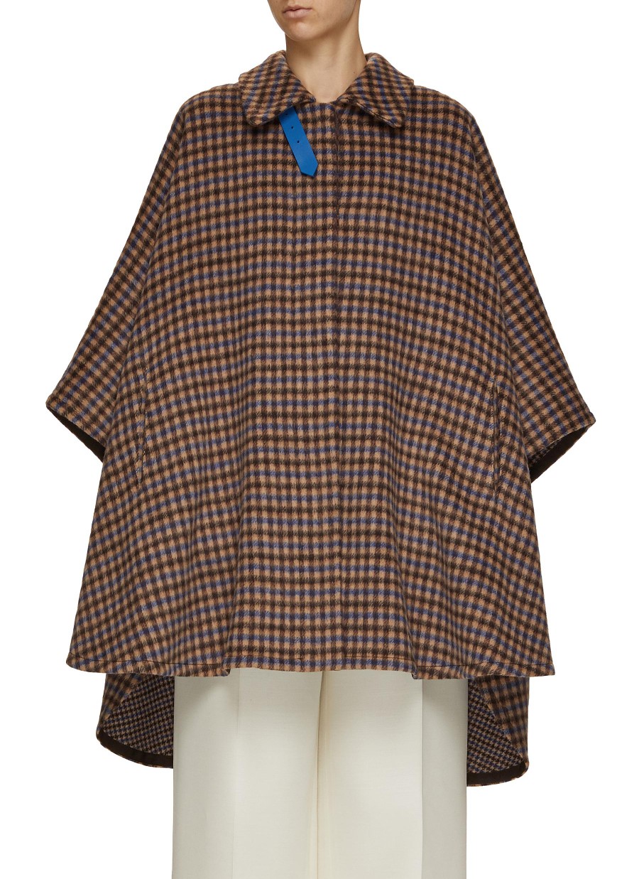 Women WE-AR 4 Jackets | The High Grove Chequered Poncho