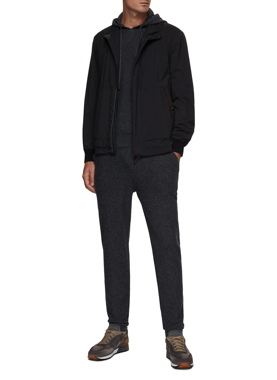 Men CANALI Pants | Drawstring Knit Pants