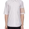 Men THOM BROWNE Shirts | 4 Bar University Striped Shirt