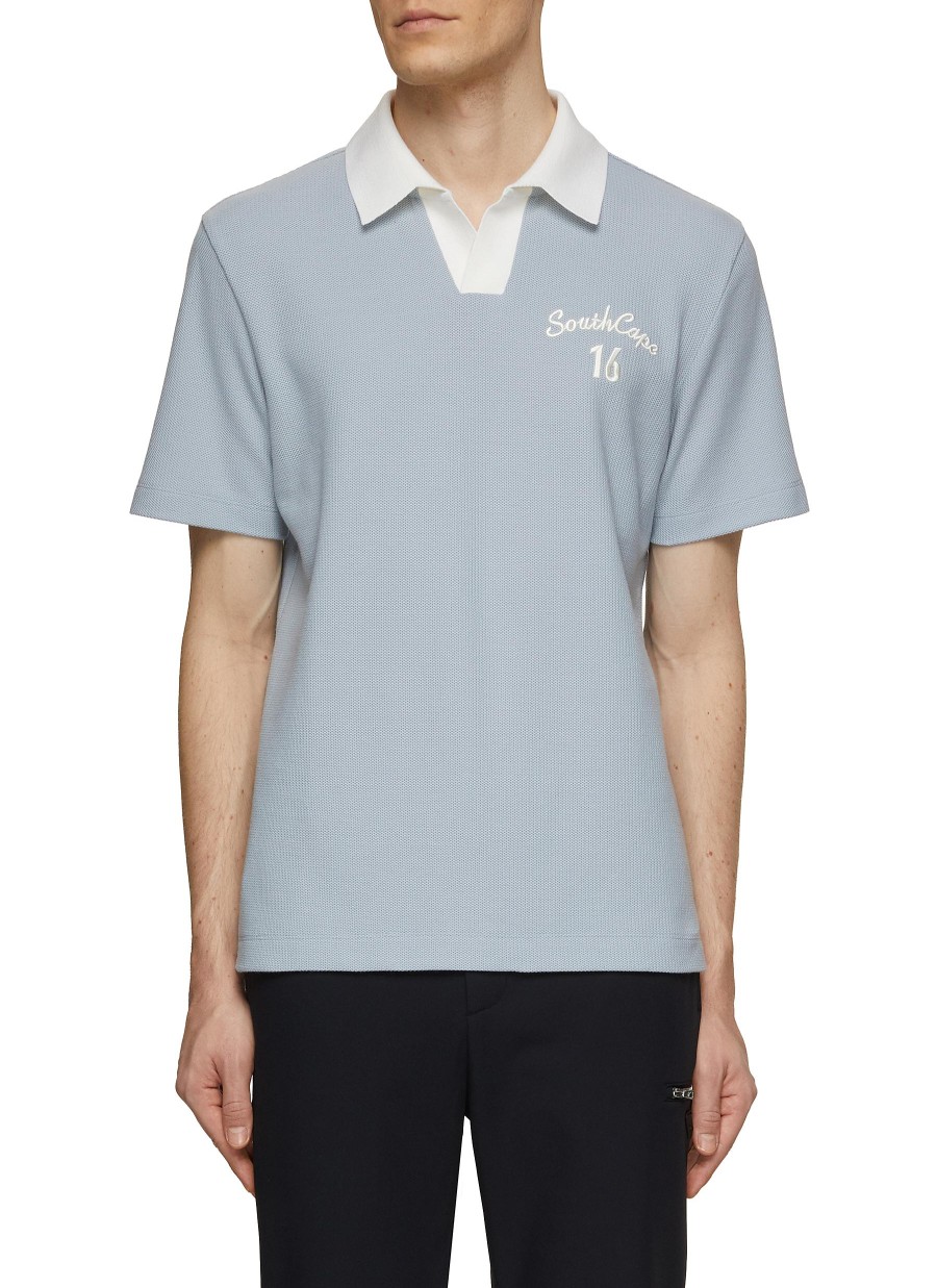 Men SOUTHCAPE Polos | Logo Embroidered Polo Shirt