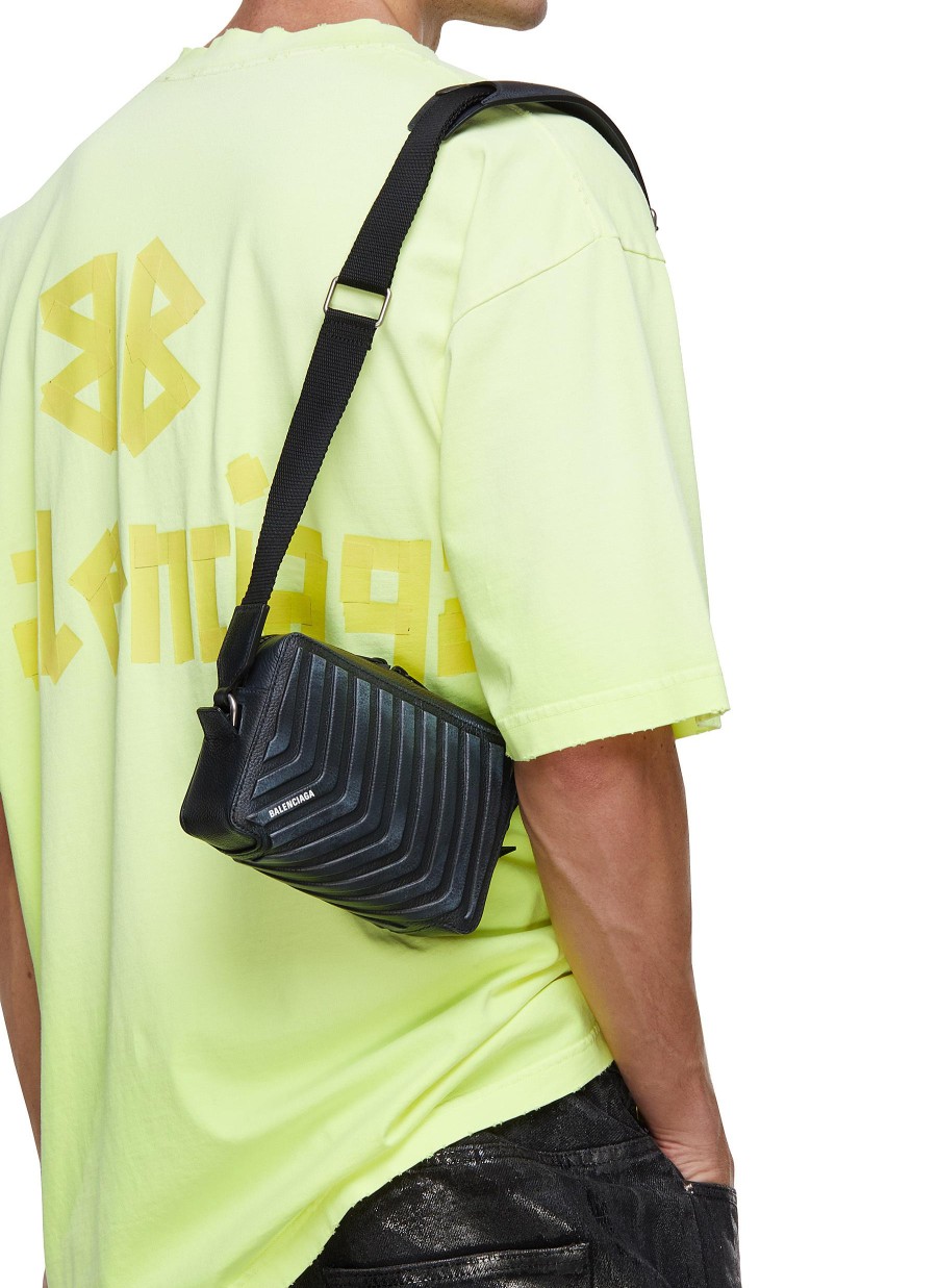 Men BALENCIAGA Crossbody | Car Leather Crossbody Bag