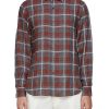 Men TOMORROWLAND Shirts | Plaid Linen Cotton Blend Shirt