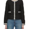 Women MO&CO. Jackets | Contrast Trim Quilted Jacket