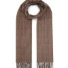 Men COLOMBO Scarves | Check Print Cashmere Scarf