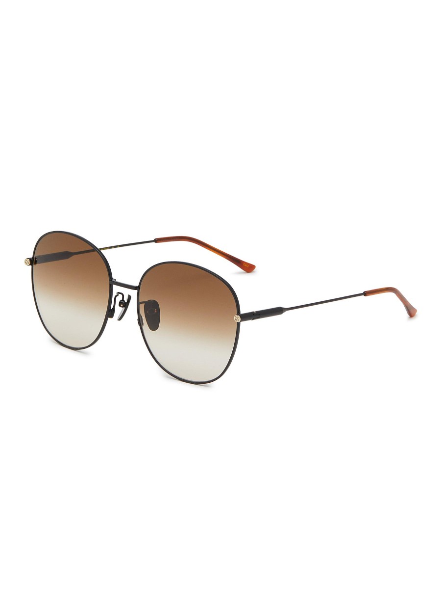 Men GUCCI Eyewear | Metal Round Sunglasses