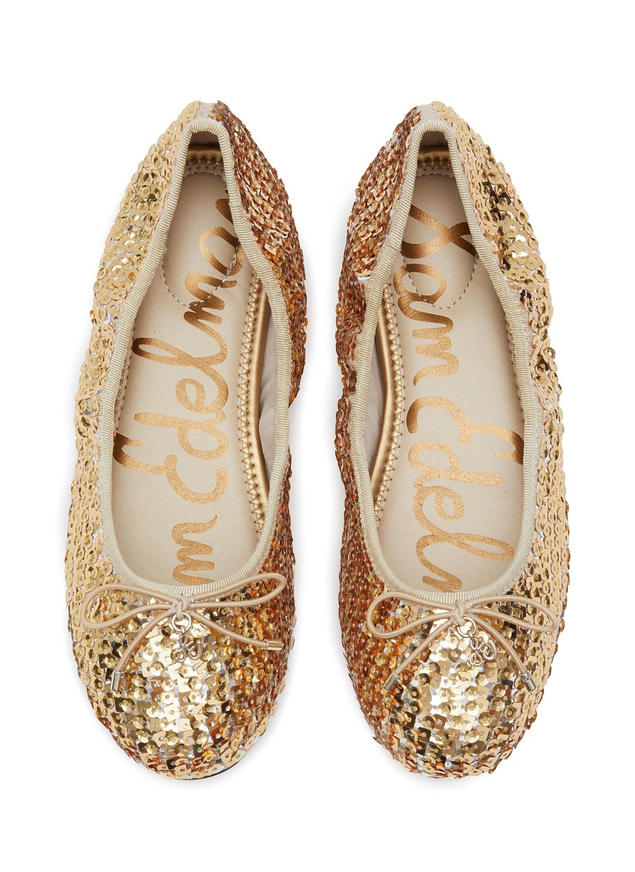 Women SAM EDELMAN Shoes | Felicia Sequin Kids Ballerina Flats