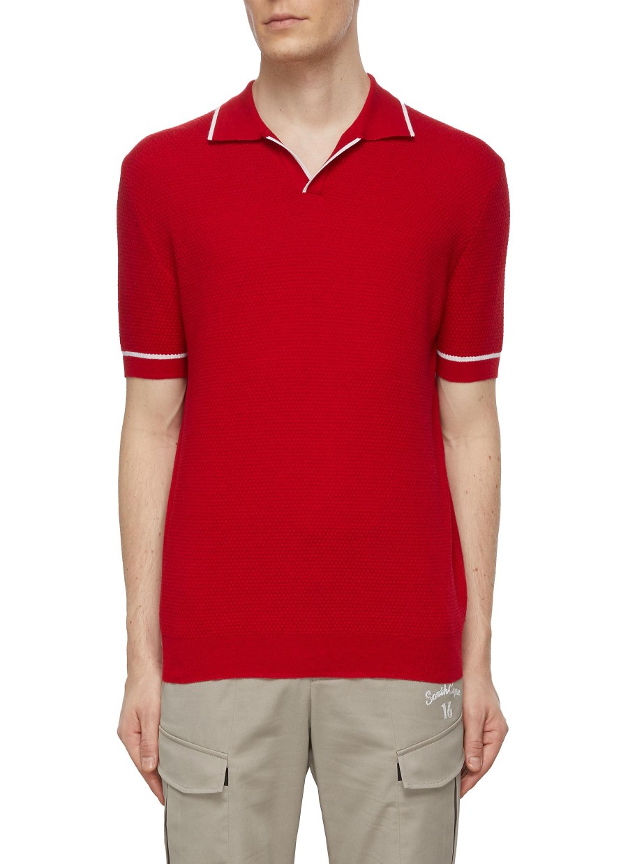 Men GOSPHERES Polos | Knitted Polo Shirt