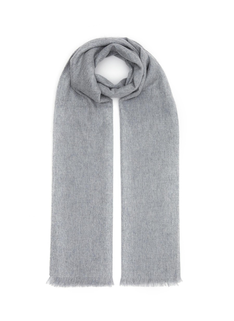 Men JOVENS Scarves | Fringed Cashmere Shawl