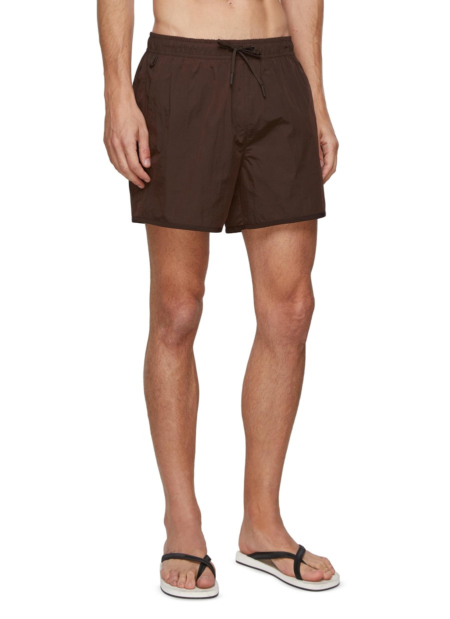 Men CDLP Swimwear | Drawstring Waist Mesh Lining Twill Weave Swim Trunks