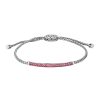 Women JOHN HARDY Fine Jewellery | Classic Chain Sterling Silver Ruby Mini Chain Bracelet — Size S-M