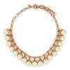 Women LANE CRAWFORD VINTAGE ACCESSORIES Vintage Accessories | Faux Pearl Gold Toned Dangling Necklace