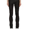 Men AMIRI Pants | Waxed Denim Distressed Skinny Jeans