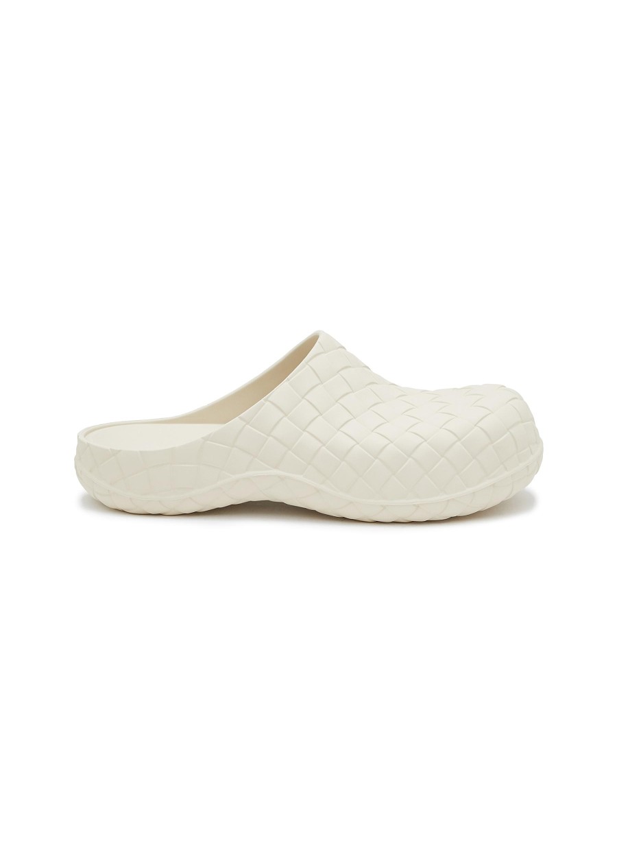 Men BOTTEGA VENETA Sandals | Beebee' Woven Motif Gel Rubber Mules