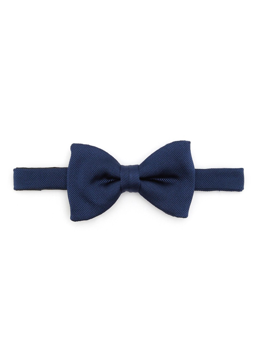 Men STEFANOBIGI MILANO Ties | Silk Birds Eye Royalina Bow Tie