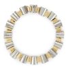 Women DEMARSON Fashion Jewellery | Lou 12K Gold Sliver Plated Necklace