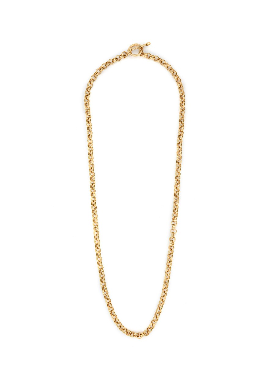 Women LANE CRAWFORD VINTAGE ACCESSORIES Vintage Accessories | Vintage Unsigned Gold Tone Toggle Necklace