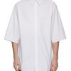 Men WE11DONE Shirts | Oversized Quarter Sleeve Shirt