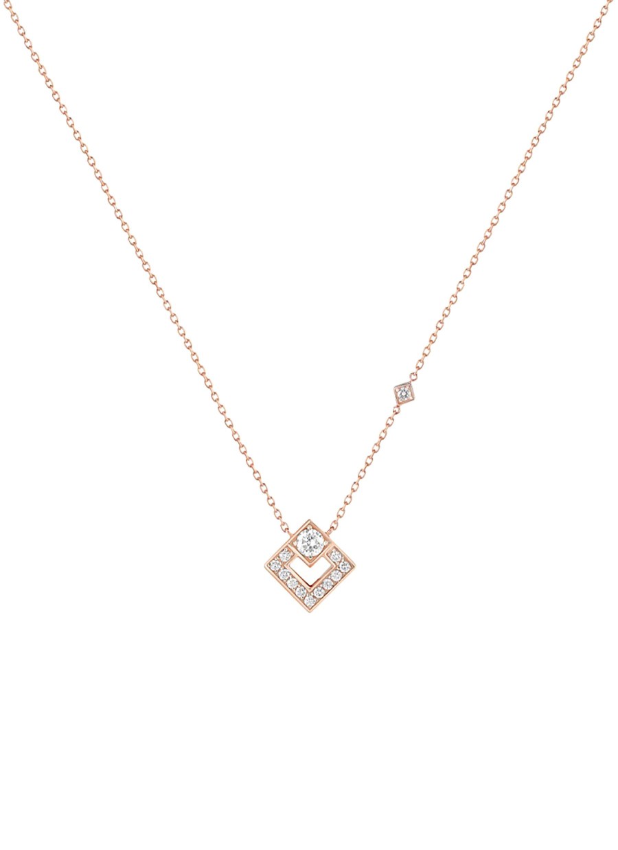 Women KORLOFF Fine Jewellery | Eclat 18K Rose Gold Pendant Necklace