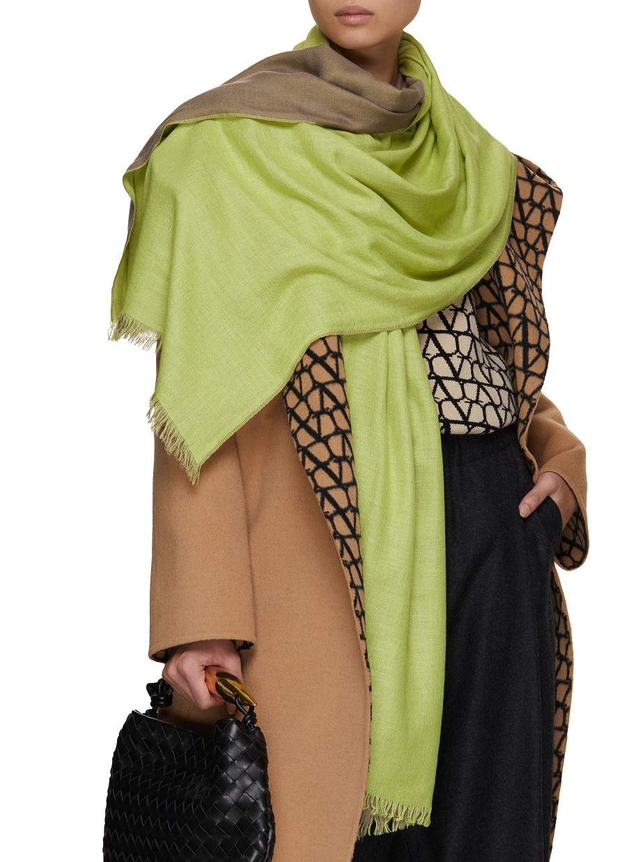 Women JOVENS Scarves & Wraps | Two Tone Cashmere Shawl