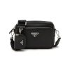 Men PRADA Crossbody | Saffiano Leather Crossbody Bag