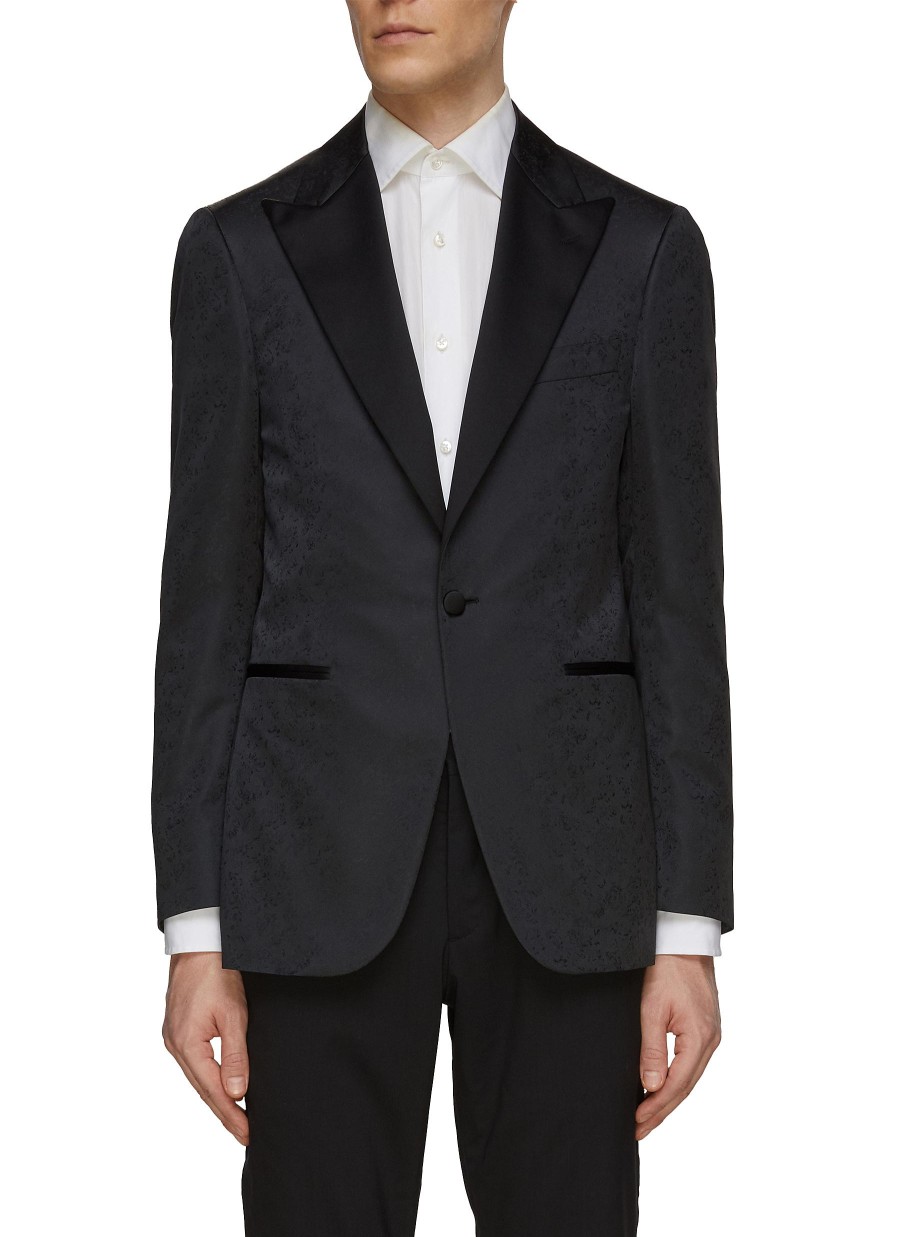 Men CANALI Jackets | Single Breasted Peak Lapel Dinner Jacket