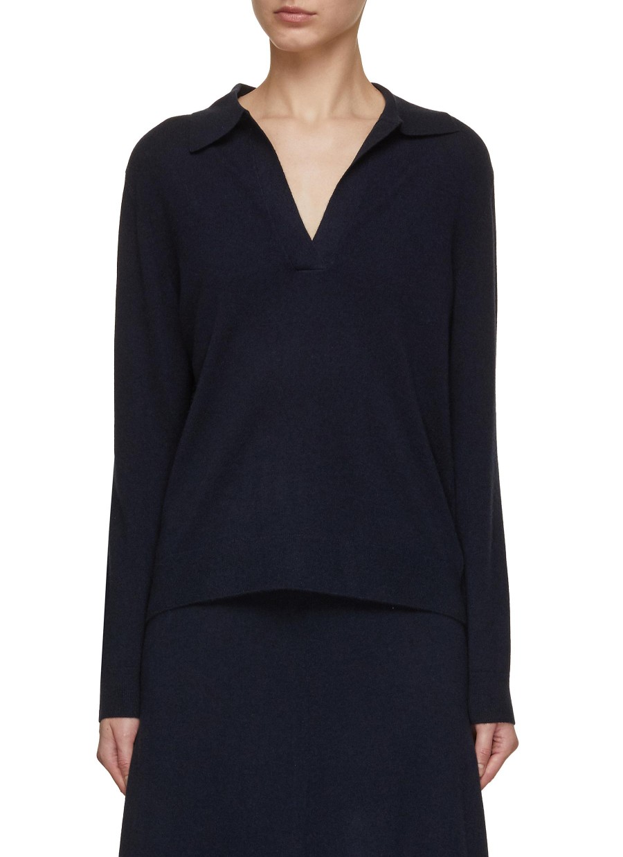 Women ARCH4 Knitwear | Polo Collared Cashmere Jumper