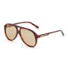 Men GUCCI Eyewear | Tortoiseshell Effect Acetate Aviator Sunglasses