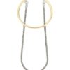 Women DEMARSON Fashion Jewellery | Suzanne 12K Gold Metal Wrap Necklace