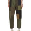 Men FDMTL Pants | Patchwork Cotton Pants