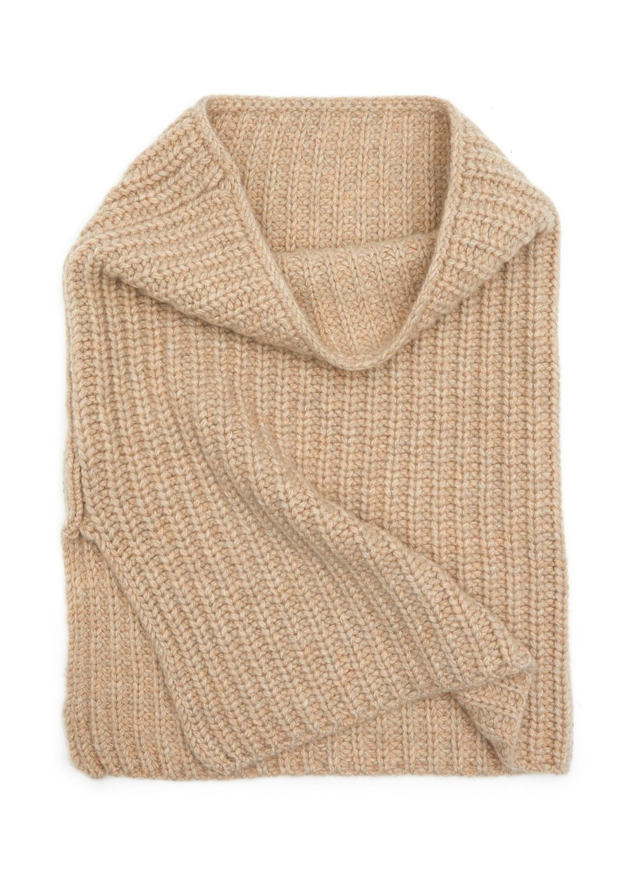 Women JOHNSTONS OF ELGIN Scarves & Wraps | Luxe Cashmere Snood With Shoulder Split