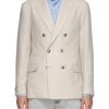 Men BRUNELLO CUCINELLI Jackets | Wool Blend Double Breasted Dinner Jacket