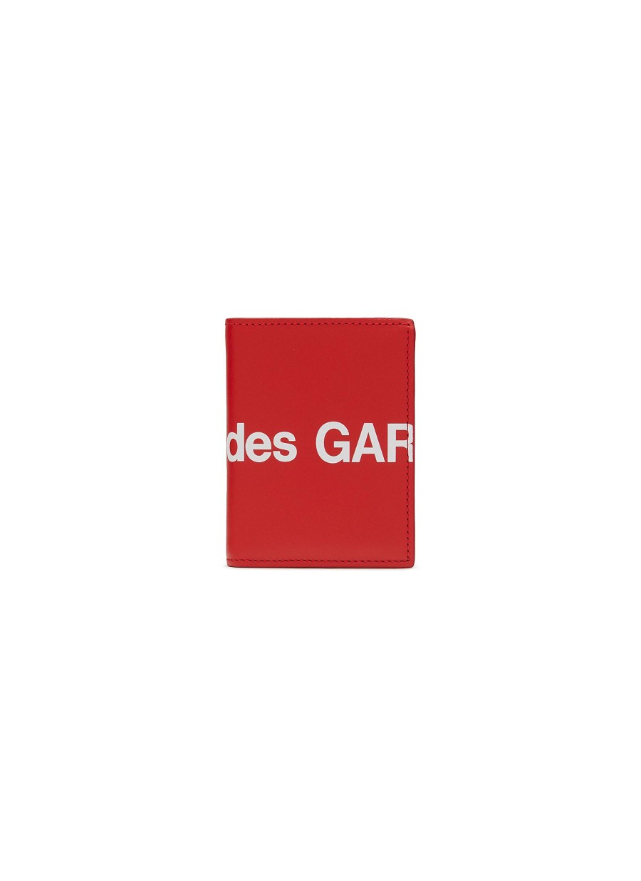 Men COMME DES GARÇONS Small Leather Goods | Logo Bifold Cardholder