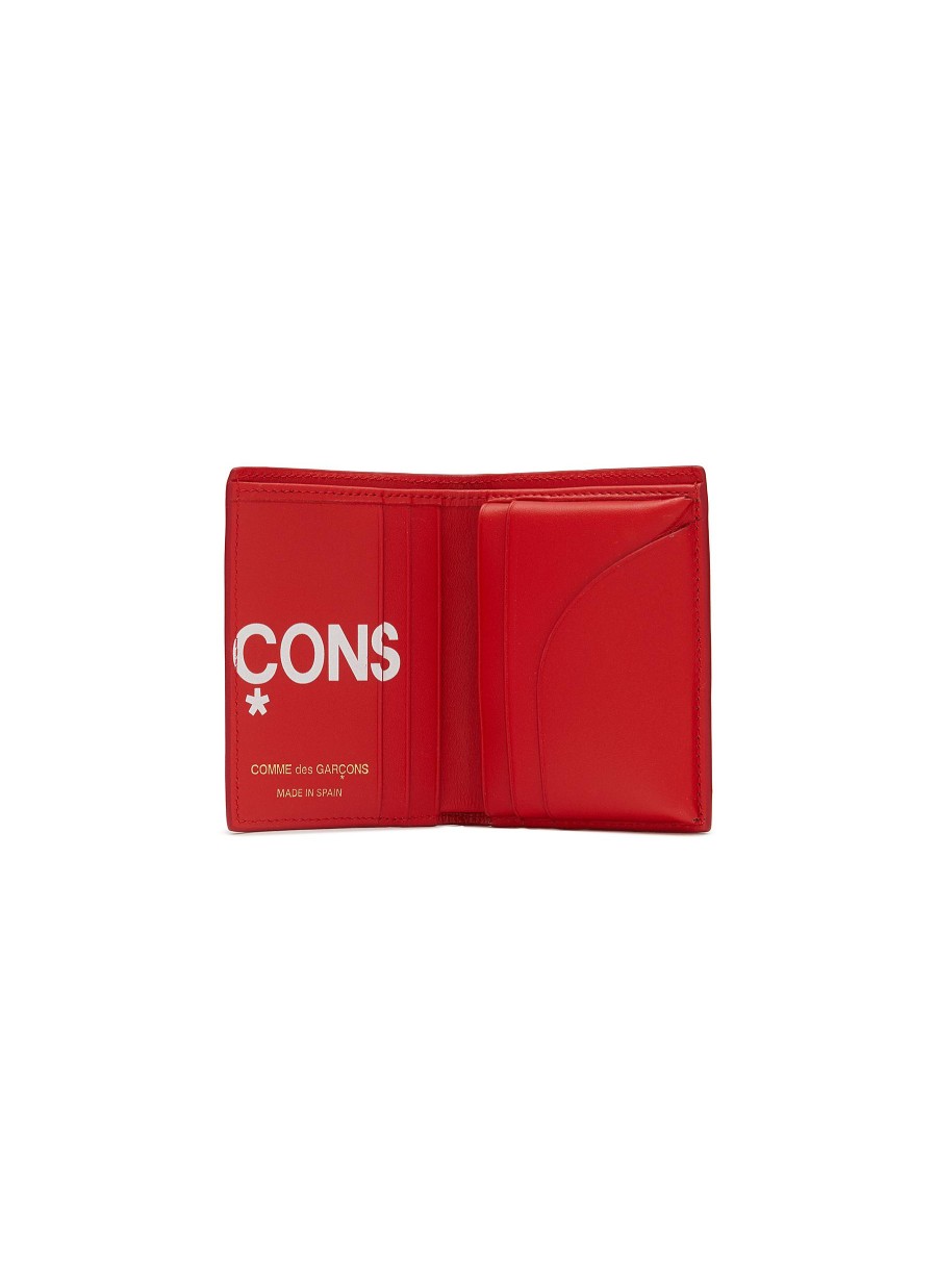 Men COMME DES GARÇONS Small Leather Goods | Logo Bifold Cardholder