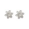 Women LC COLLECTION JEWELLERY Fine Jewellery | 18K White Gold Diamond Stud Earrings