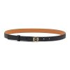 Women LOEWE Belts | Anagram Buckle Calfskin Leather Belt