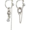 Women JUSTINE CLENQUET Fashion Jewellery | Abel Palladium Plated Earrings