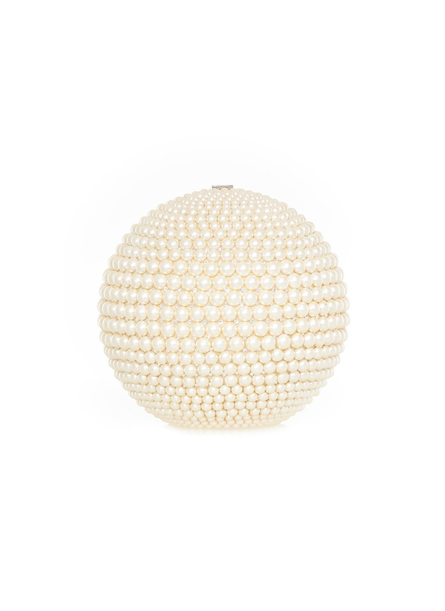 Women JUDITH LEIBER Clutch Bags | Pearl Embellished Spherical Clutch