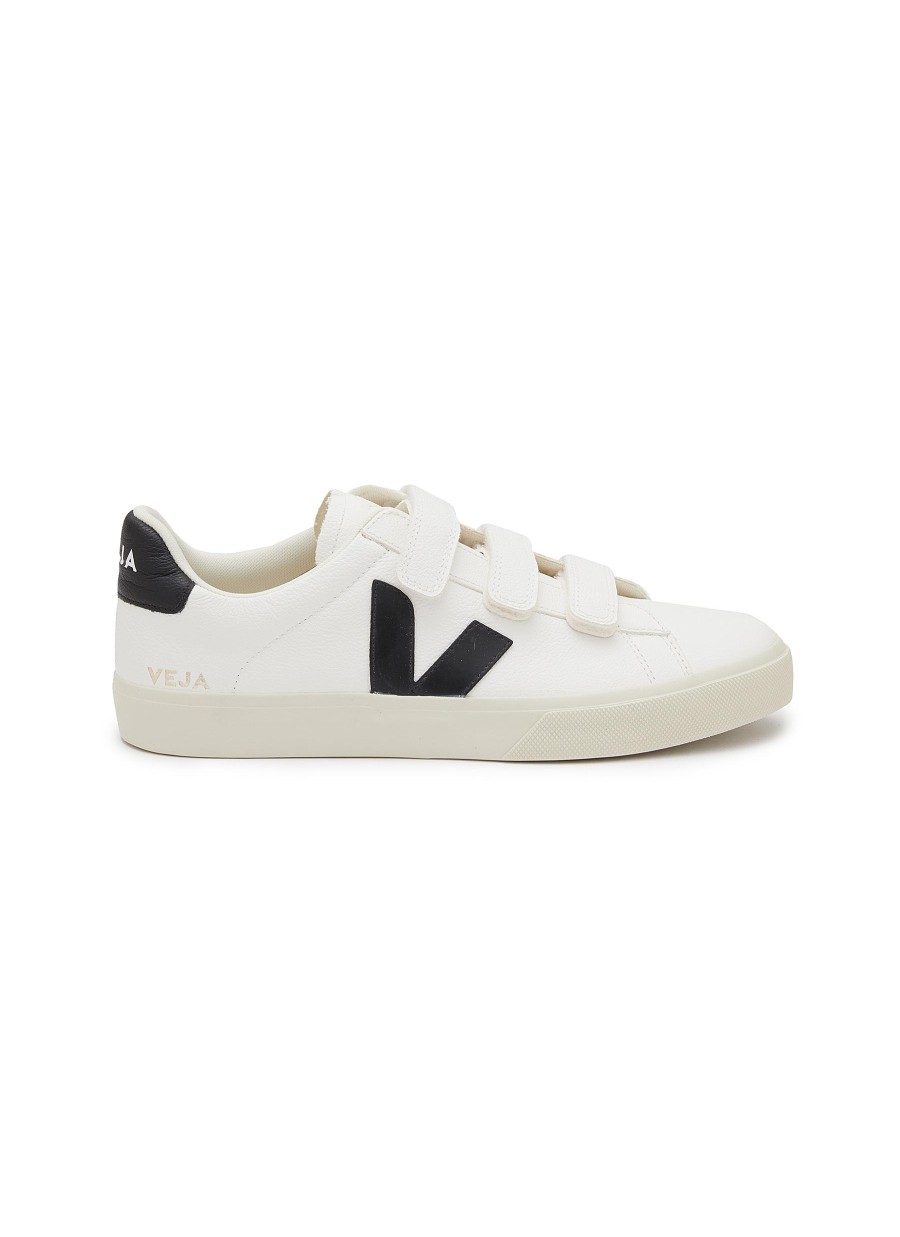 Men VEJA Sneakers | Recife' Low Top Triple Velcro Chromefree Leather Sneakers