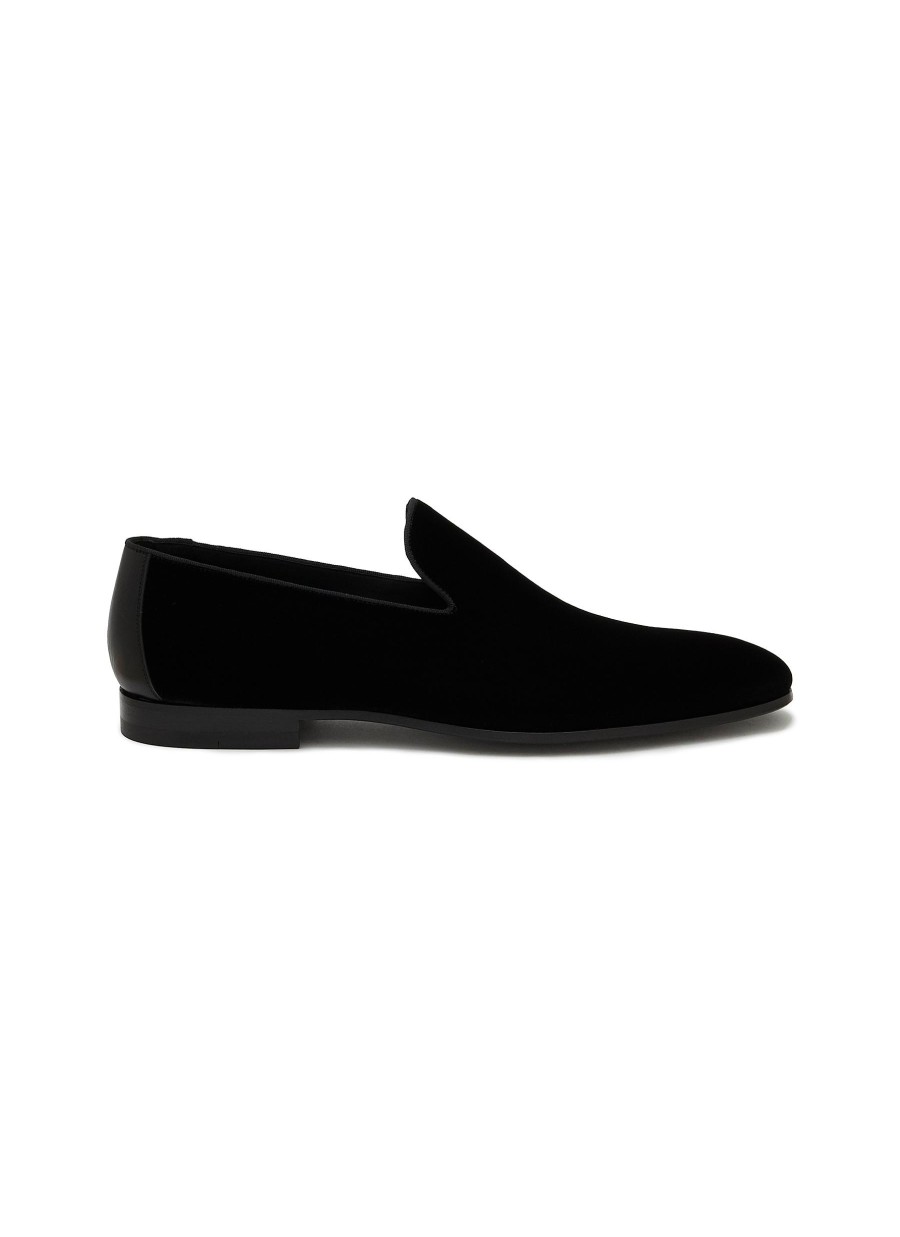 Men MAGNANNI Slides | Canalete' Velvet Slip On Shoes