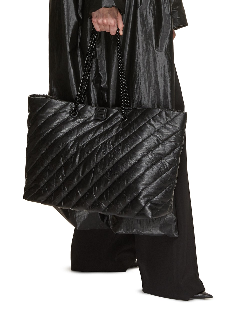 Women BALENCIAGA Tote Bags | Crush Quilted Shopper Bag