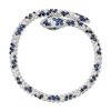 Women MIO HARUTAKA Fine Jewellery | Snake 18K White Gold Blue Sapphire Bracelet