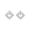 Women KORLOFF Fine Jewellery | Eclat 18K White Gold Diamond Stud Earrings