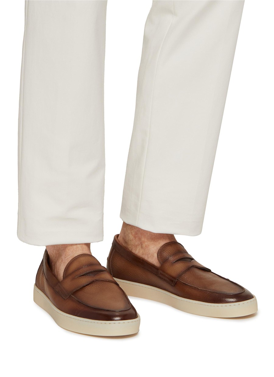 Men MAGNANNI Flats | Leather Penny Loafers