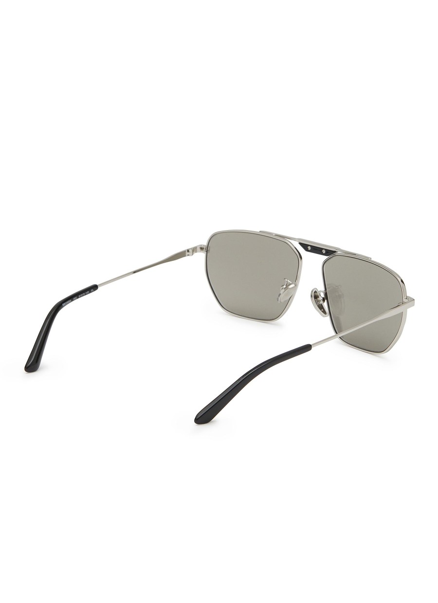 Men BALENCIAGA Eyewear | Logo Metal Sunglasses