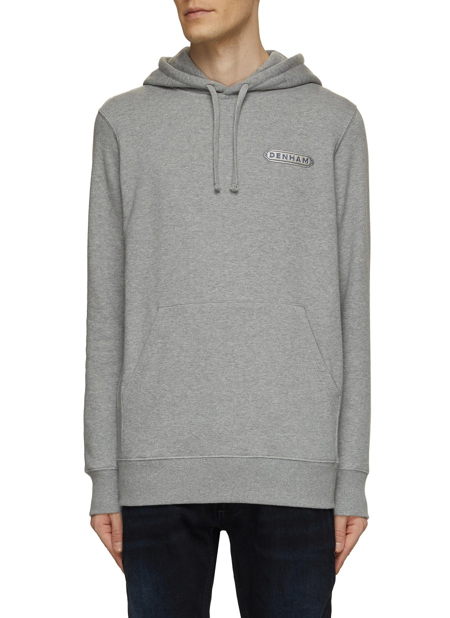 Men DENHAM Pullovers & Hoodies | Stamp Print Back Hoodie